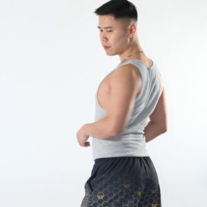 Hex Lock Athletic Shorts (Brass)